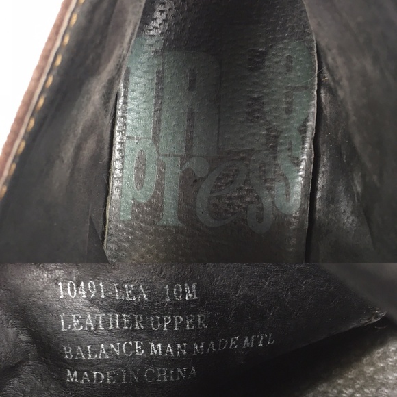 Free Press Brown Suede Leather Chukka Boots Sz 10 main image 5